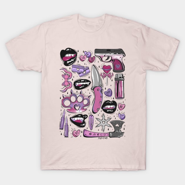 Vampire Girl Gang T-Shirt by Pink Fang